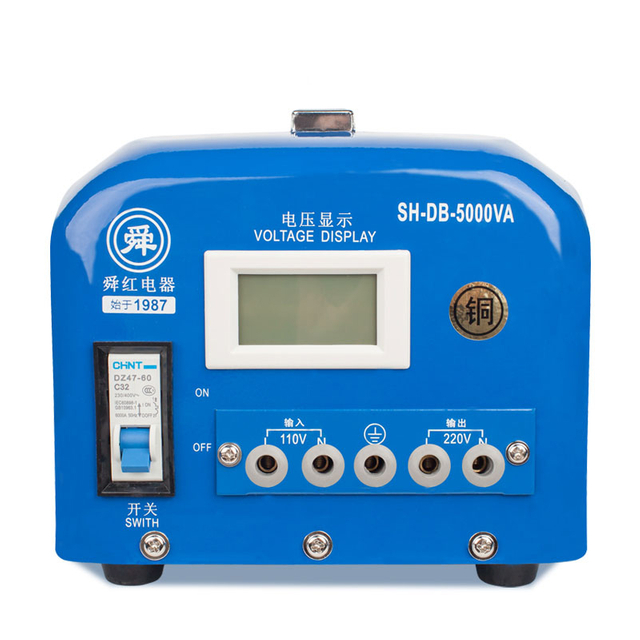 New Pure Copper Industrial Grade 5000VA Booster Transformer 110V To 220V, Designed To Solve The Problem of Voltage Mismatch
