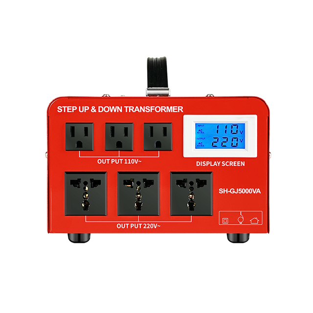 International Version 5000VA Multifunctional Step-down Transformer, Support 220V To 110V And 110V To 220V One-key Switching
