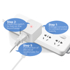 60VA High-efficiency Voltage Converter: One-touch 110V To 220V Conversion, Made of Copper Material, IP65 Waterproof, Ideal Power Solution for Small Appliances