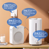 The 500VA copper step-up voltage converter converts 100V to 220V, allowing European appliances to work properly in 100V areas such as Japan.