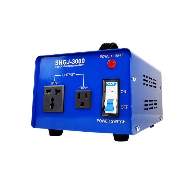 ShunHong 3000VA Interchangeable Voltage Converter 220V to 110V/110V to 220V International Universal Voltage Converter.