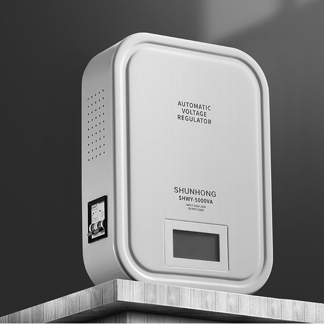 ShunHong Voltage Regulator 220v Household Power Air Conditioning Computer 5000w Single-phase Small Power Regulator Boosting.