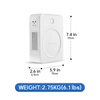 500VA transformer 110V to 220V voltage converter, double output on both sides, with handle, wall hanging. European appliances can be used in America.