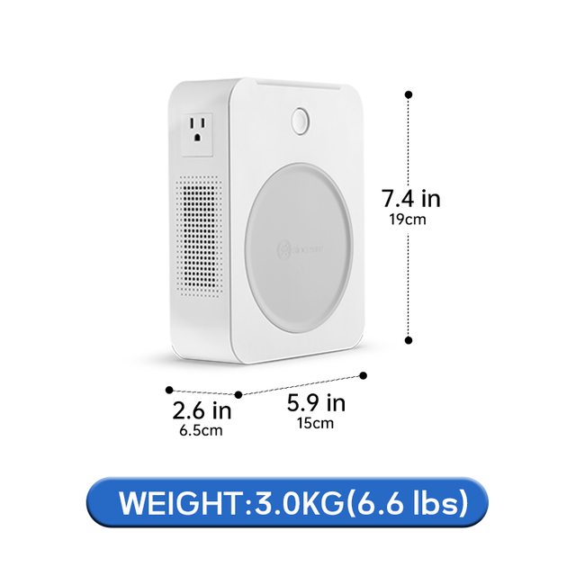 The 500VA copper step-down transformer converts 220V to 110V/100V so that 110V US appliances can be used in Europe, Asia and other 220V areas.