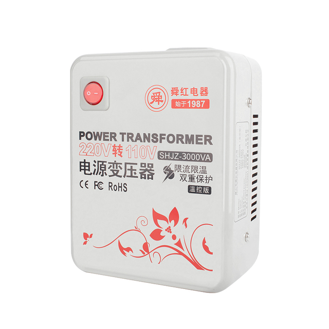 "3000W High Efficiency Voltage Converter: Seamless Cross-country Voltage Connection, Safe Conversion From 220V To 110V"