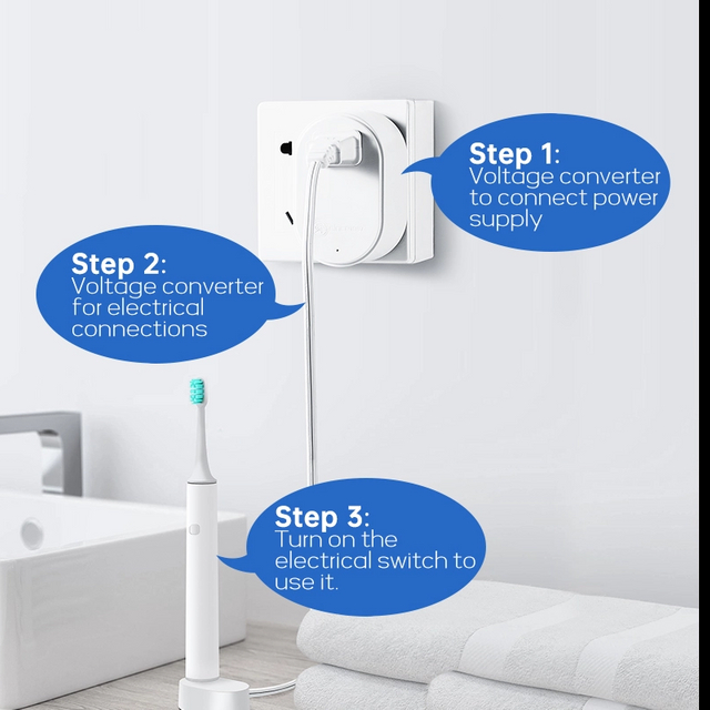 60W Step Up Converter Seamlessly Connects 110V To 220V To Widen The Range of Electrical Appliances