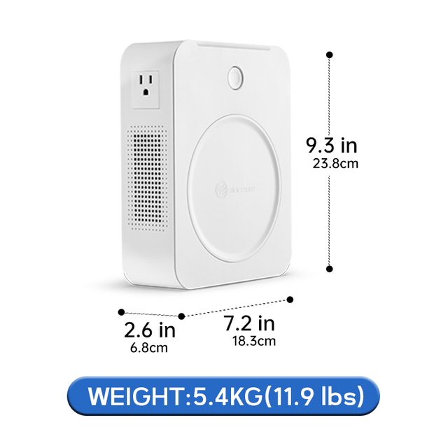 The 2000VA step-down transformer converts 220V to 110V or 100V, enabling American appliances that require 110V to be used in Europe, Asia, the Middle East, and other areas where the voltage is 220V.