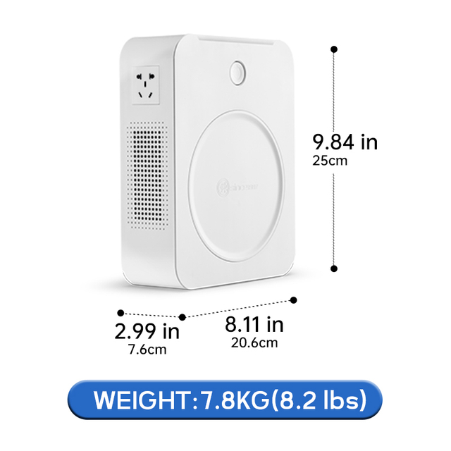 The 3000VA Boost Voltage Converter converts 100V to 220V, enabling 220V appliances to be used in areas where the voltage is 100V, such as Japan.