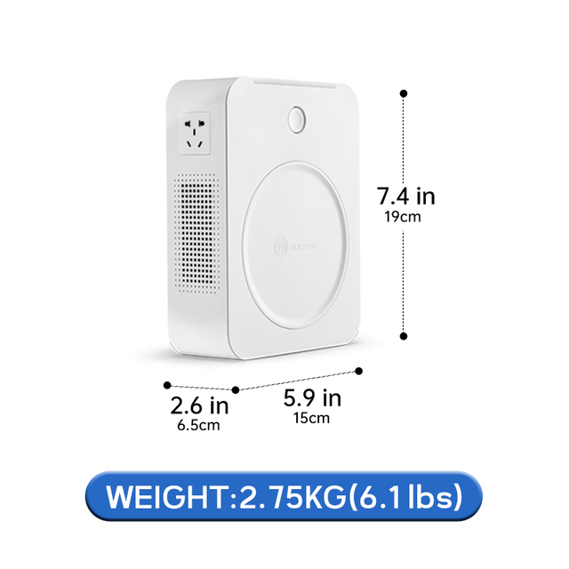 500VA Step-up Voltage Converter 100V To 220V, The Left And Right Two Output Outlets at The Same Time Output 220V, High Quality Materials, Efficient Voltage.