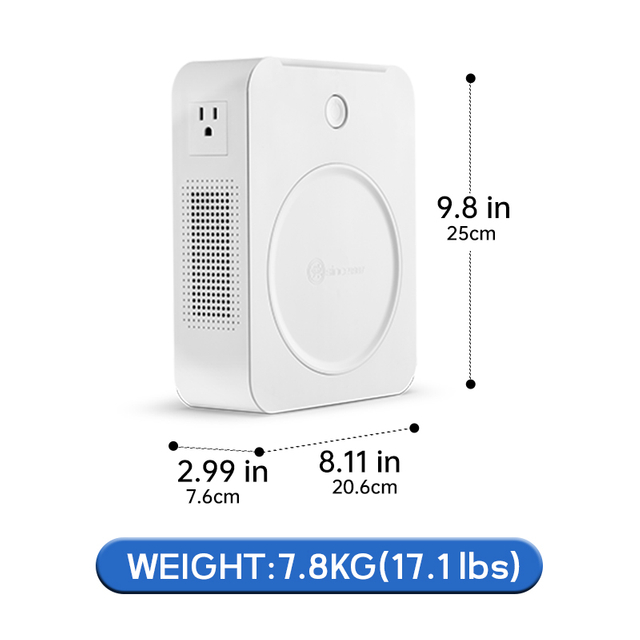 This 3000VA step-down voltage converter converts 220V to 110V/100V so that appliances in the US that require 110V can be used in Europe, Asia, and other areas where the voltage is 220V.