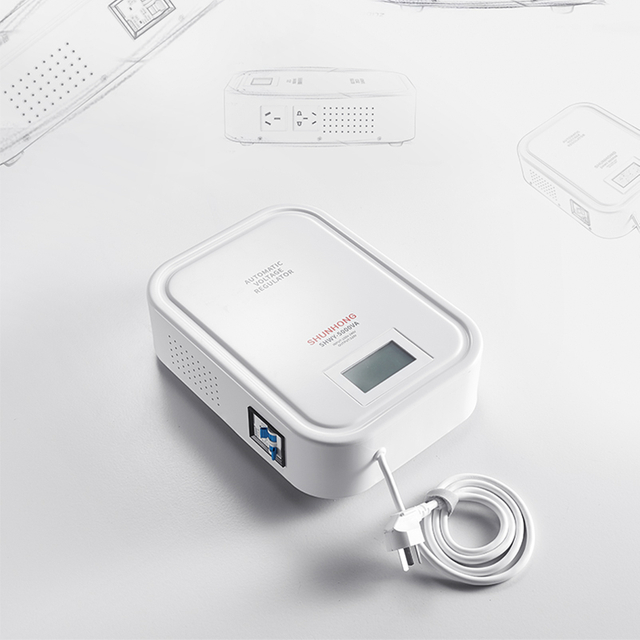 ShunHong Voltage Regulator 220v Household Power Air Conditioning Computer 5000w Single-phase Small Power Regulator Boosting.