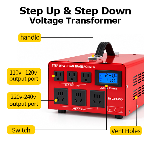 SHGJ-5000VA Bidirectional step-upstep-down power transformer