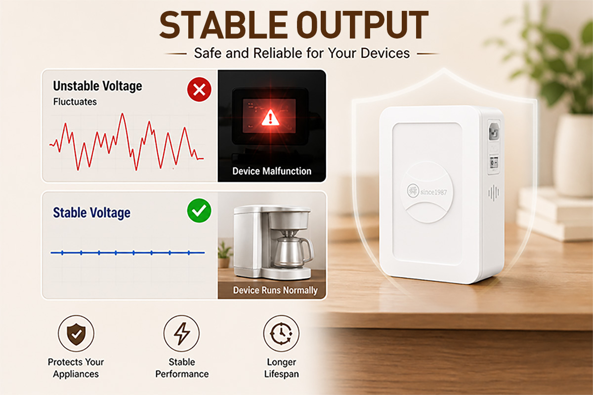 300VA transformer stable voltage feature