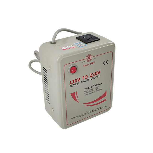 Shunhong TM111-3000VA Convertisseur de tension &eacute;l&eacute;vateur 3000 W 110 V &agrave; 220 V robuste